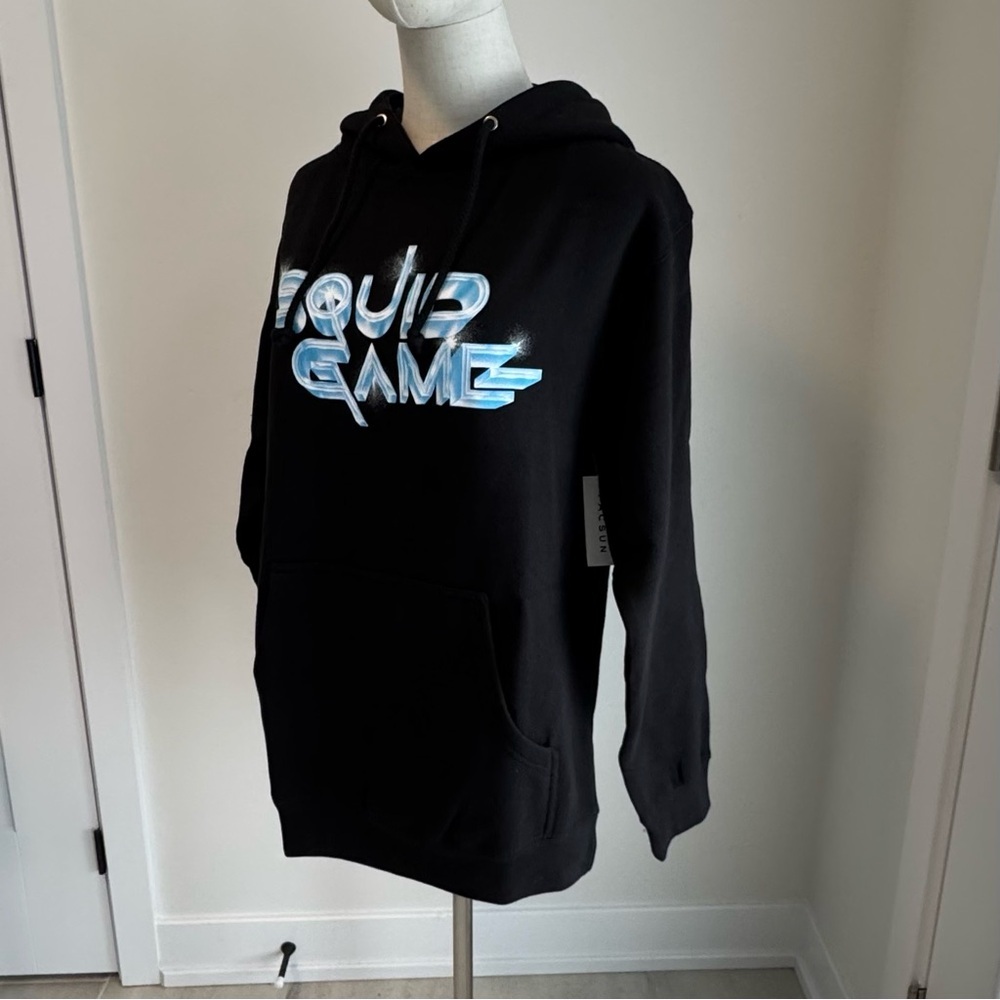 NWT - SQUID GAME - Black Squid Game Hoodie, men’s, size small - Picture 3 of 13